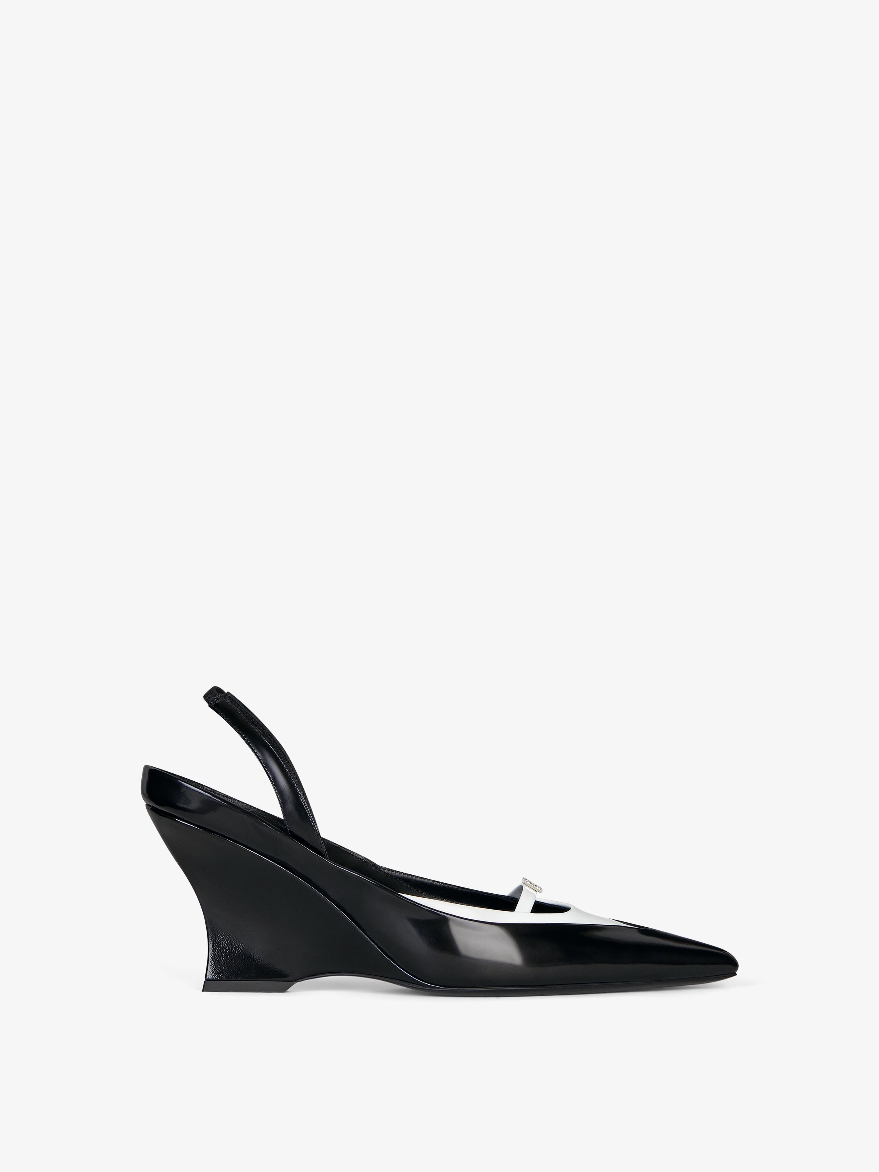 RAVEN SLINGBACKS IN LEATHER - 1
