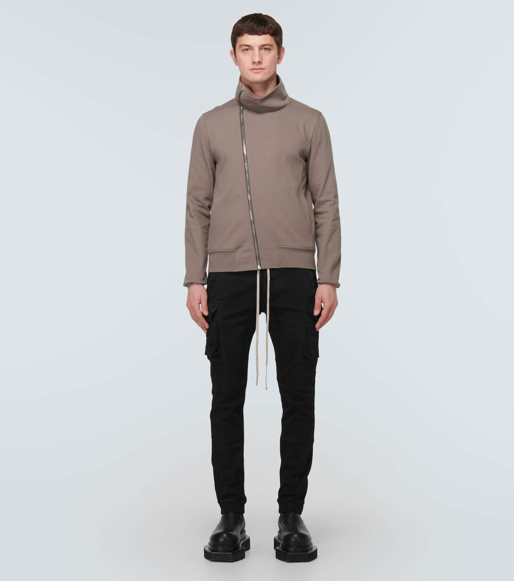 Bauhaus cotton zip-up jacket - 2