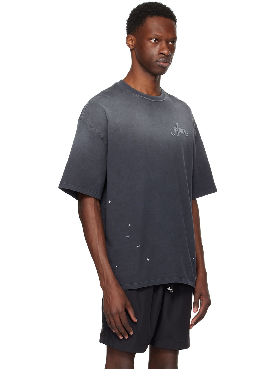 Gray 'AMIRI Design Studio' T-shirt - 2
