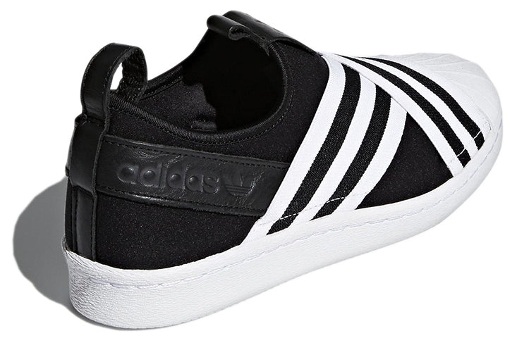 (WMNS) adidas Superstar Slip-On 'Core Black' AC8582 - 4