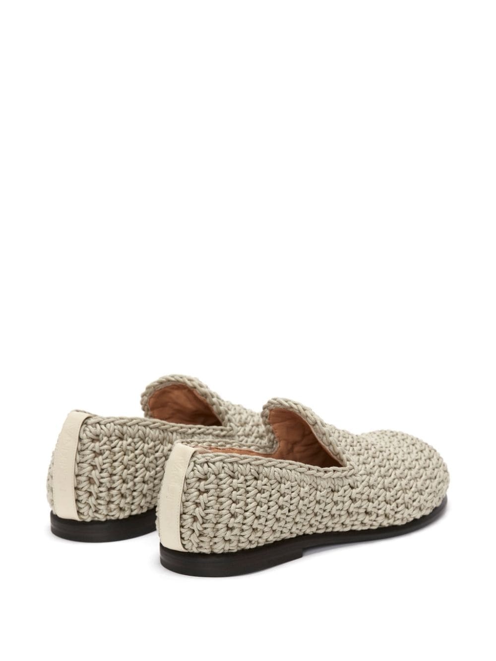 crochet moccasin loafers - 3