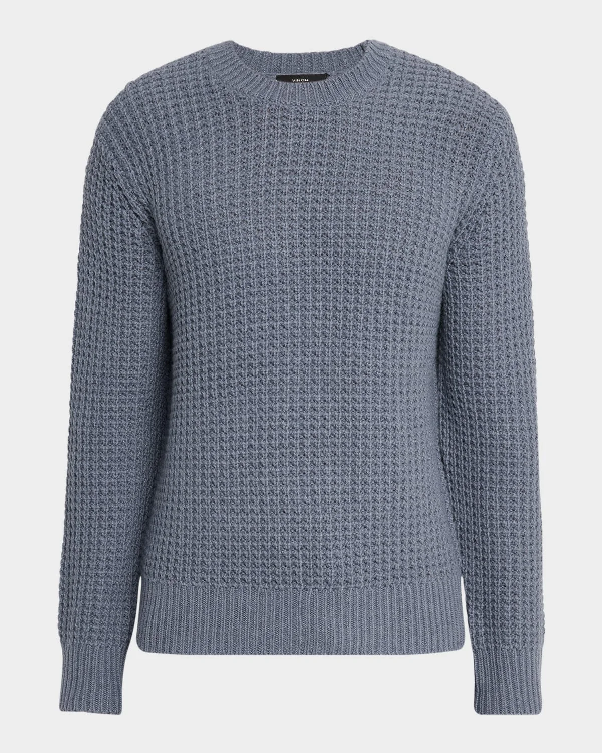 Men's Macro Waffle Cashmere Sweater - 1