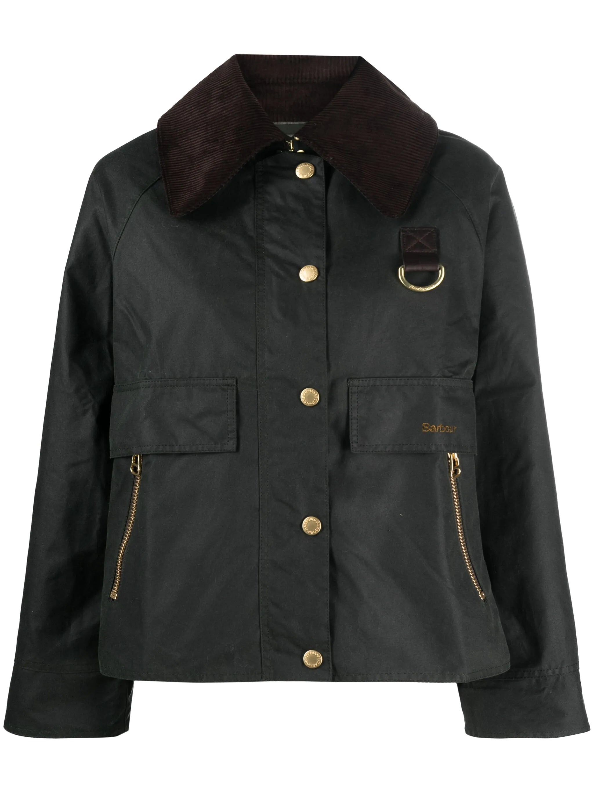 Barbour Logo-embroidered Oversized Jacket - 1
