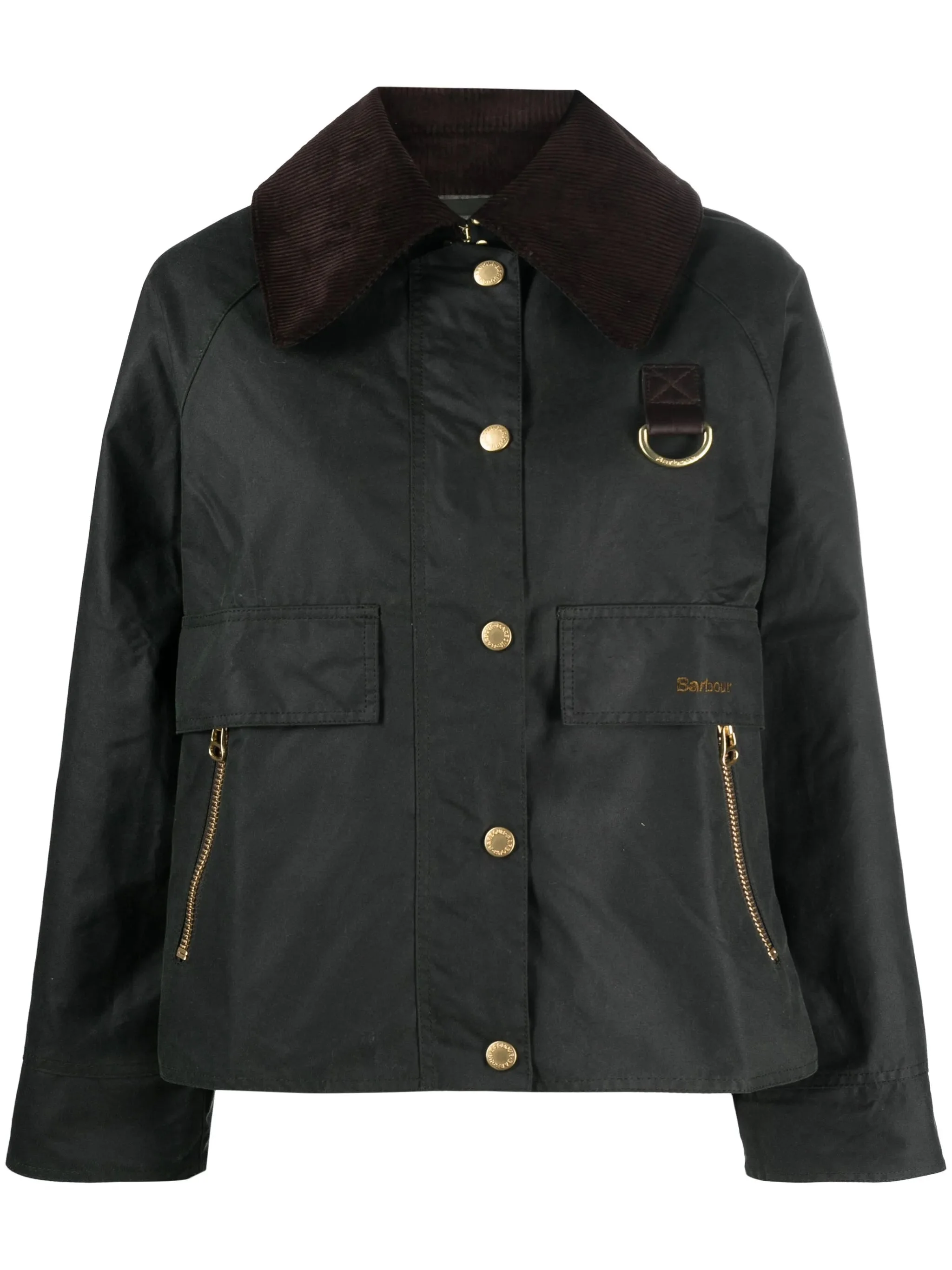 Barbour Logo-embroidered Oversized Jacket - 1