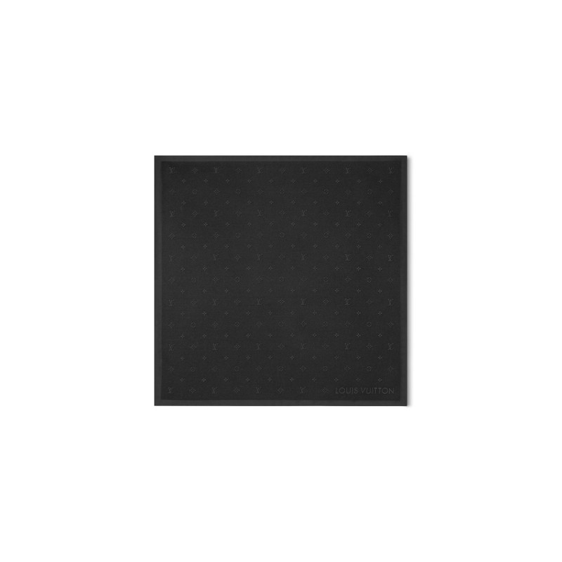 Mini Monogram Spaced Out Pocket Square 1
