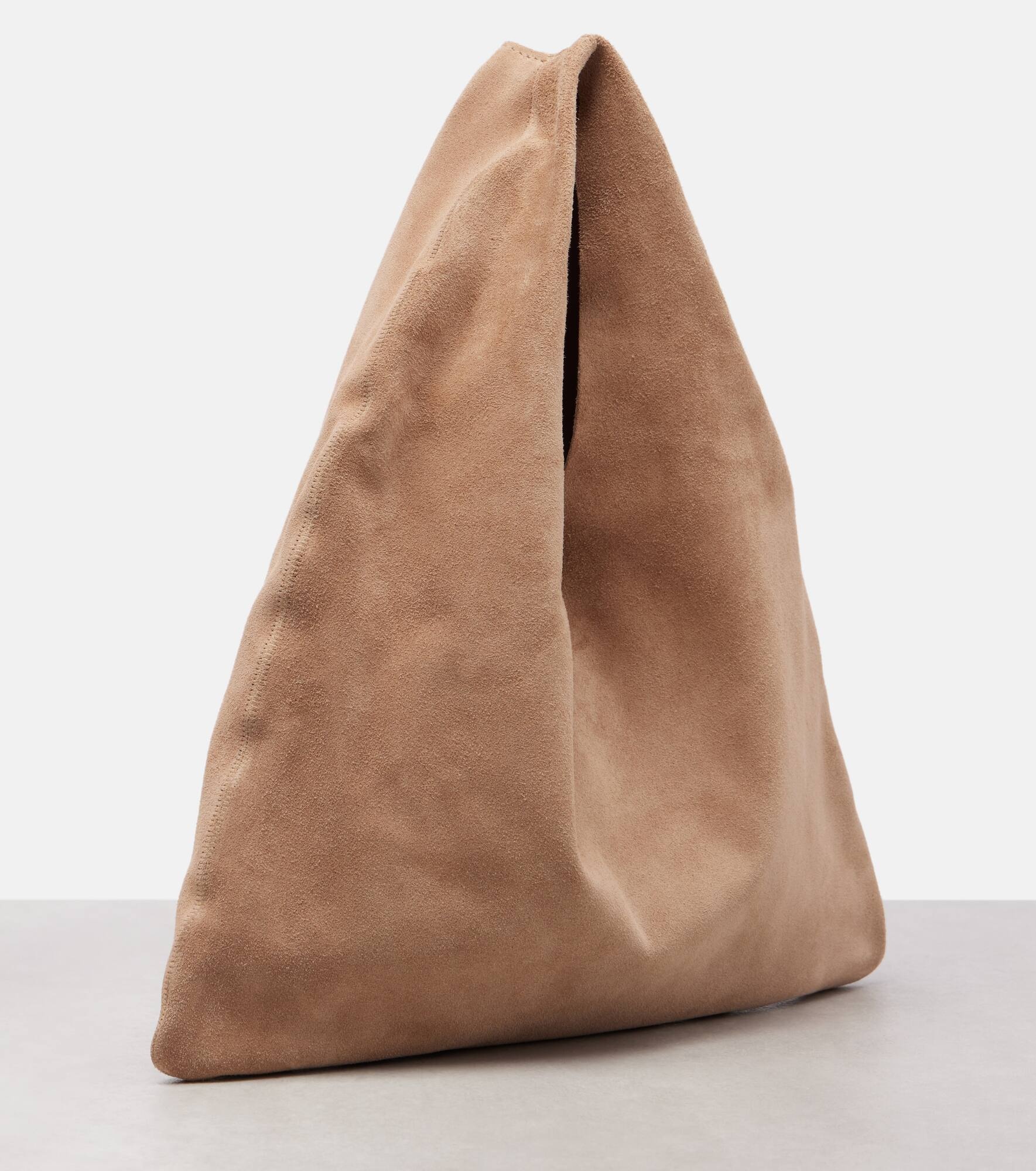 Bindle Small suede tote bag - 4
