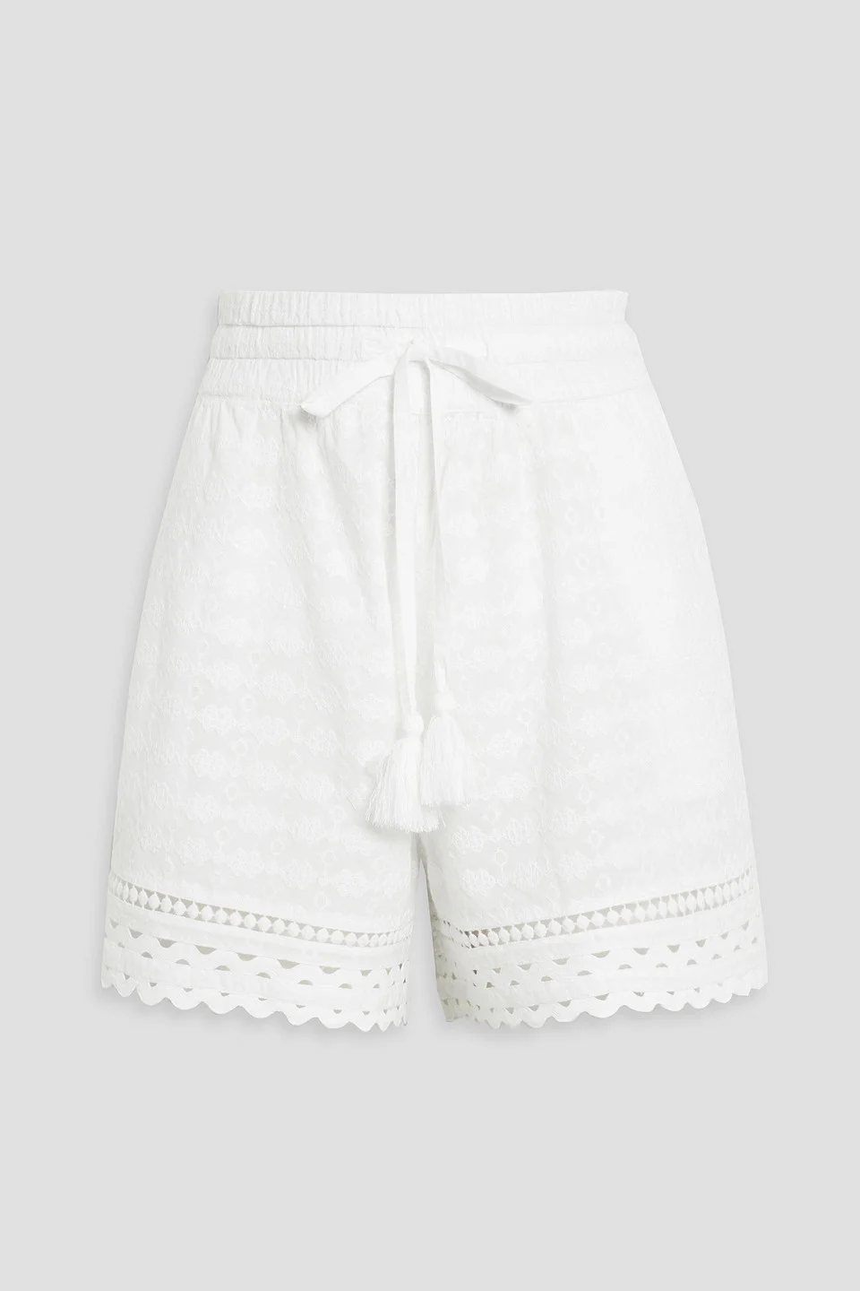 Tijana embroidered cotton shorts - 1
