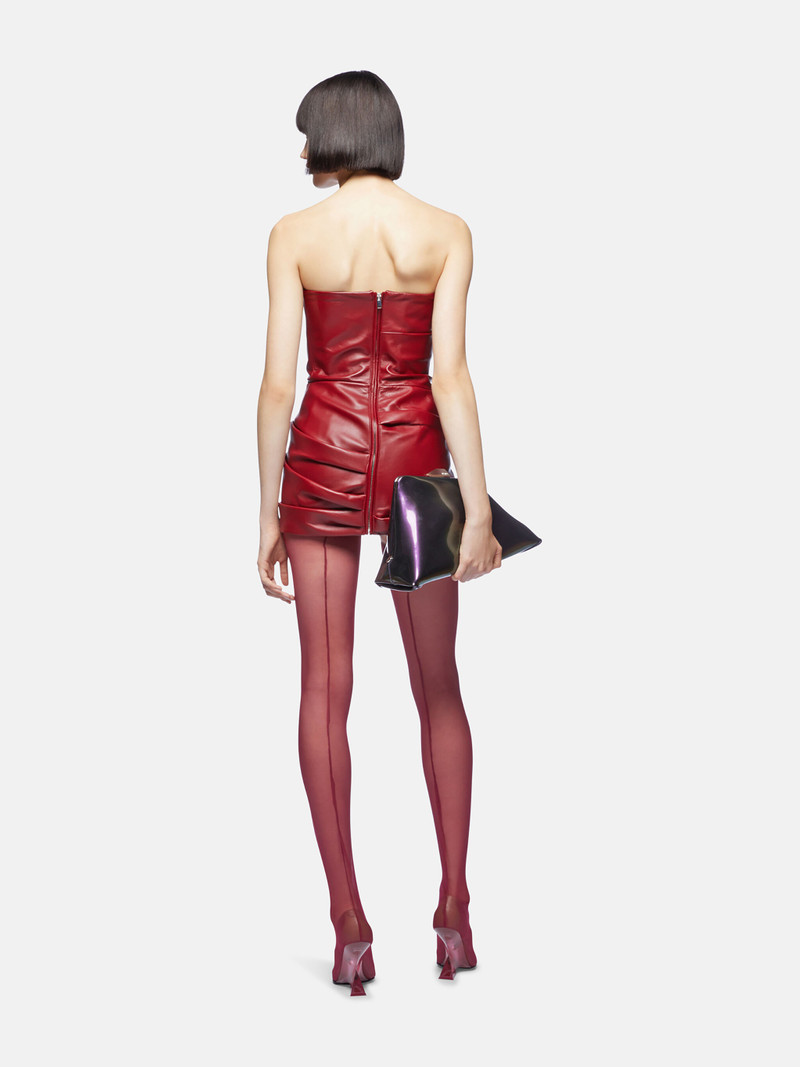 VIBRANT RED MINI DRESS 3