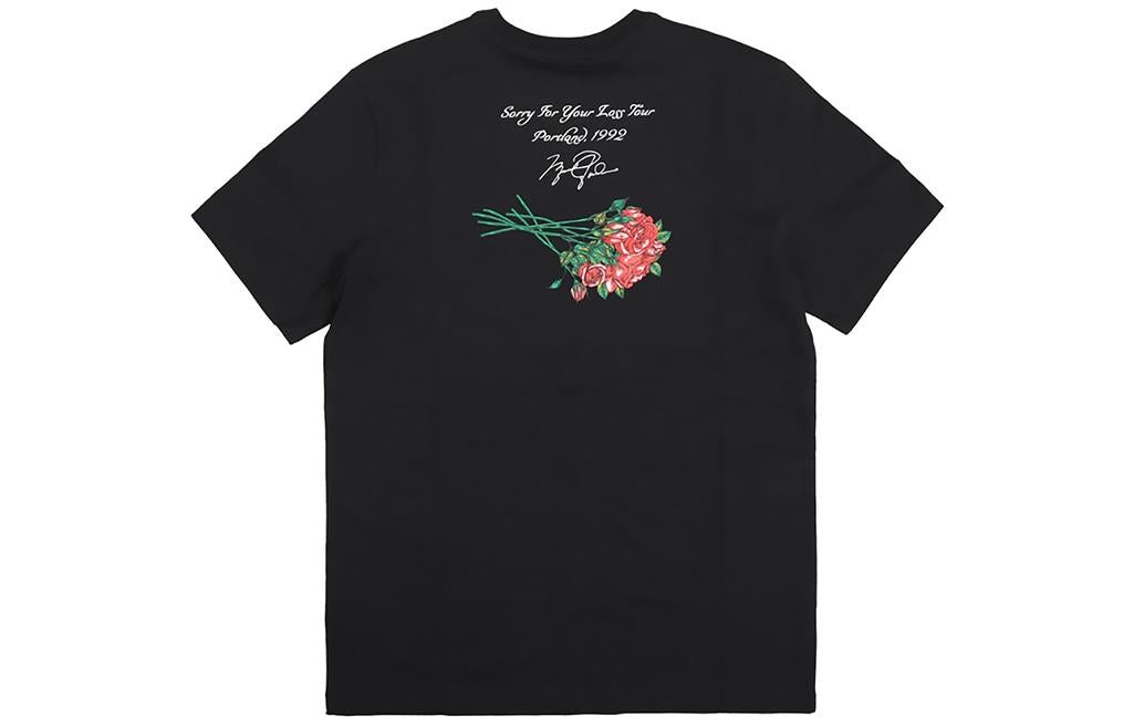 Air Jordan Flight Rose T-Shirt 'Black' DQ7391-010 - 2