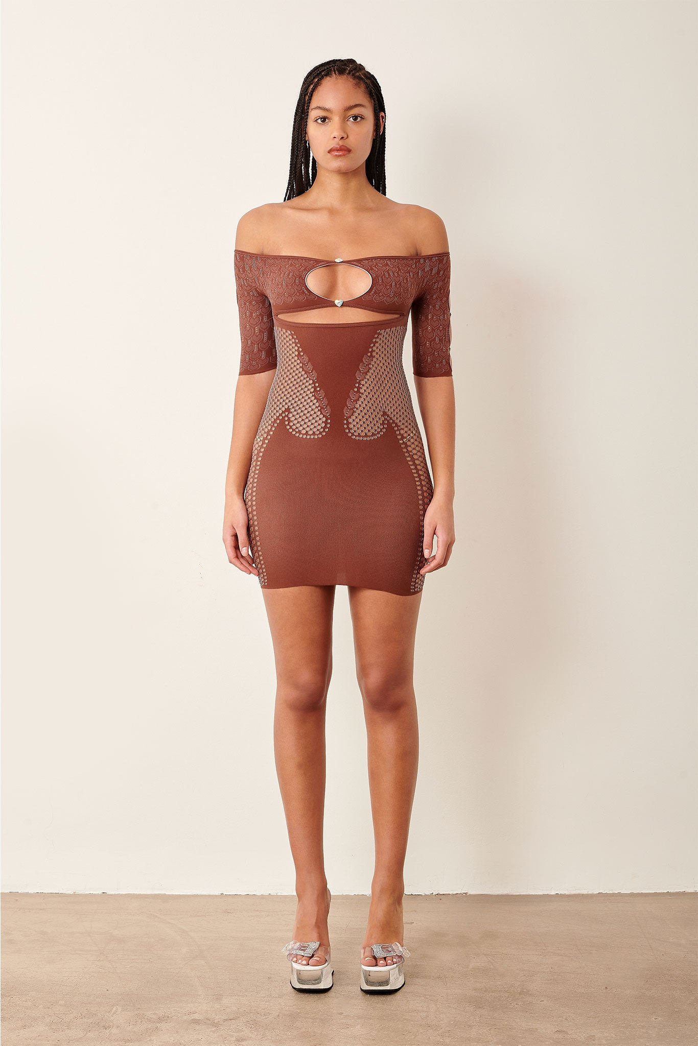 ARCHER DRESS OLD MONEY BROWN - 2
