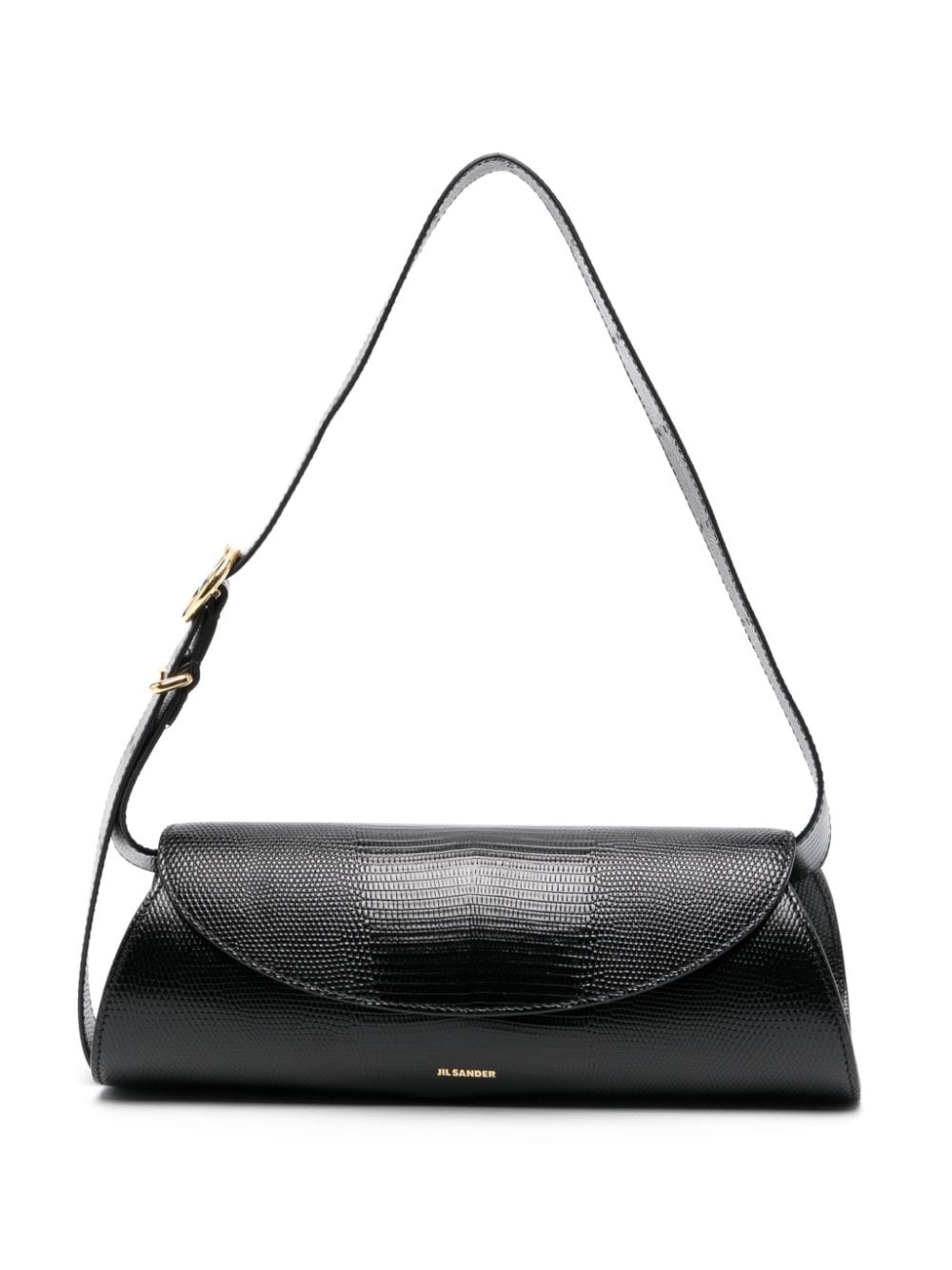 Jil Sander large Cannolo shoulder bag - Black