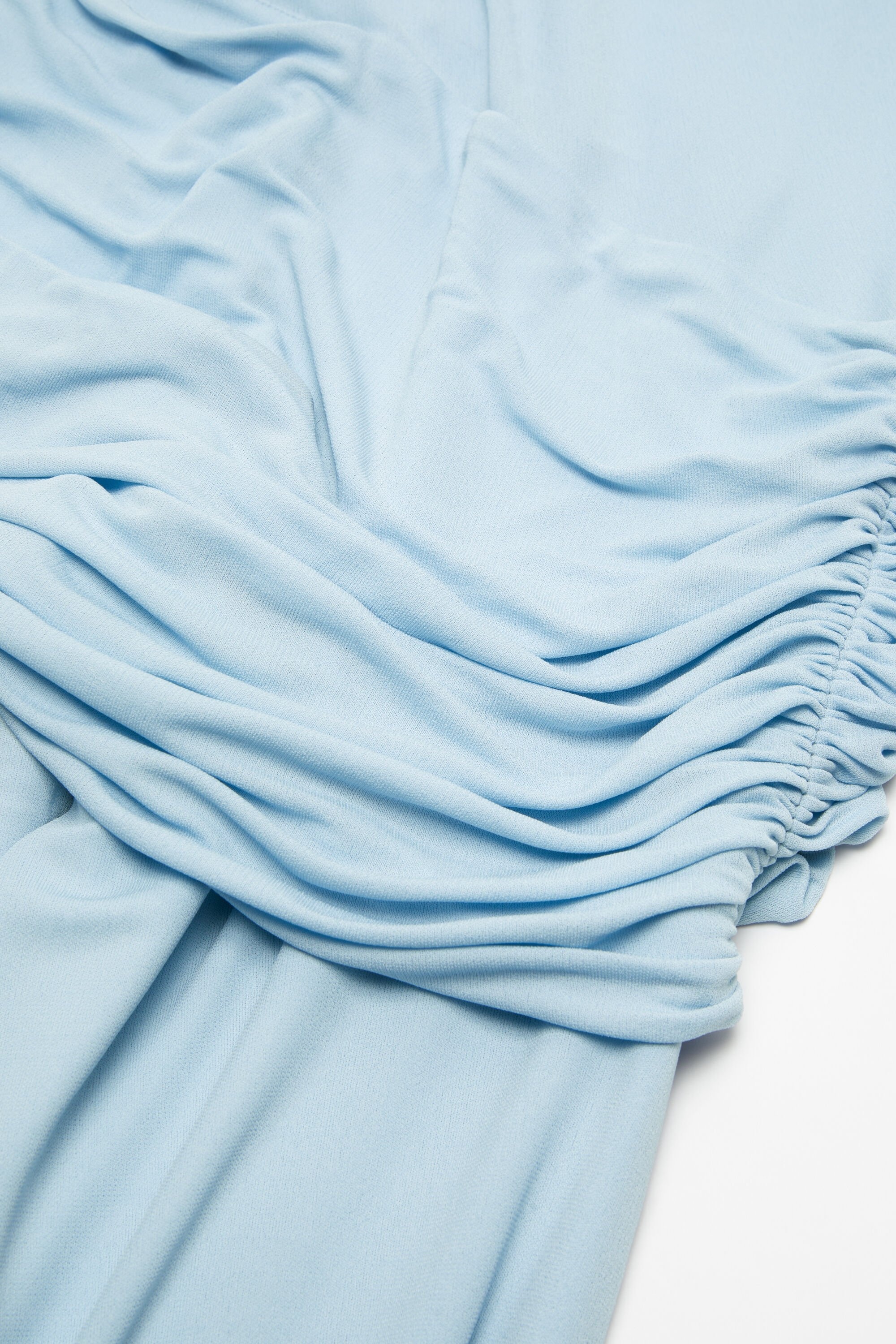 Asymmetric dress - Light blue - 7