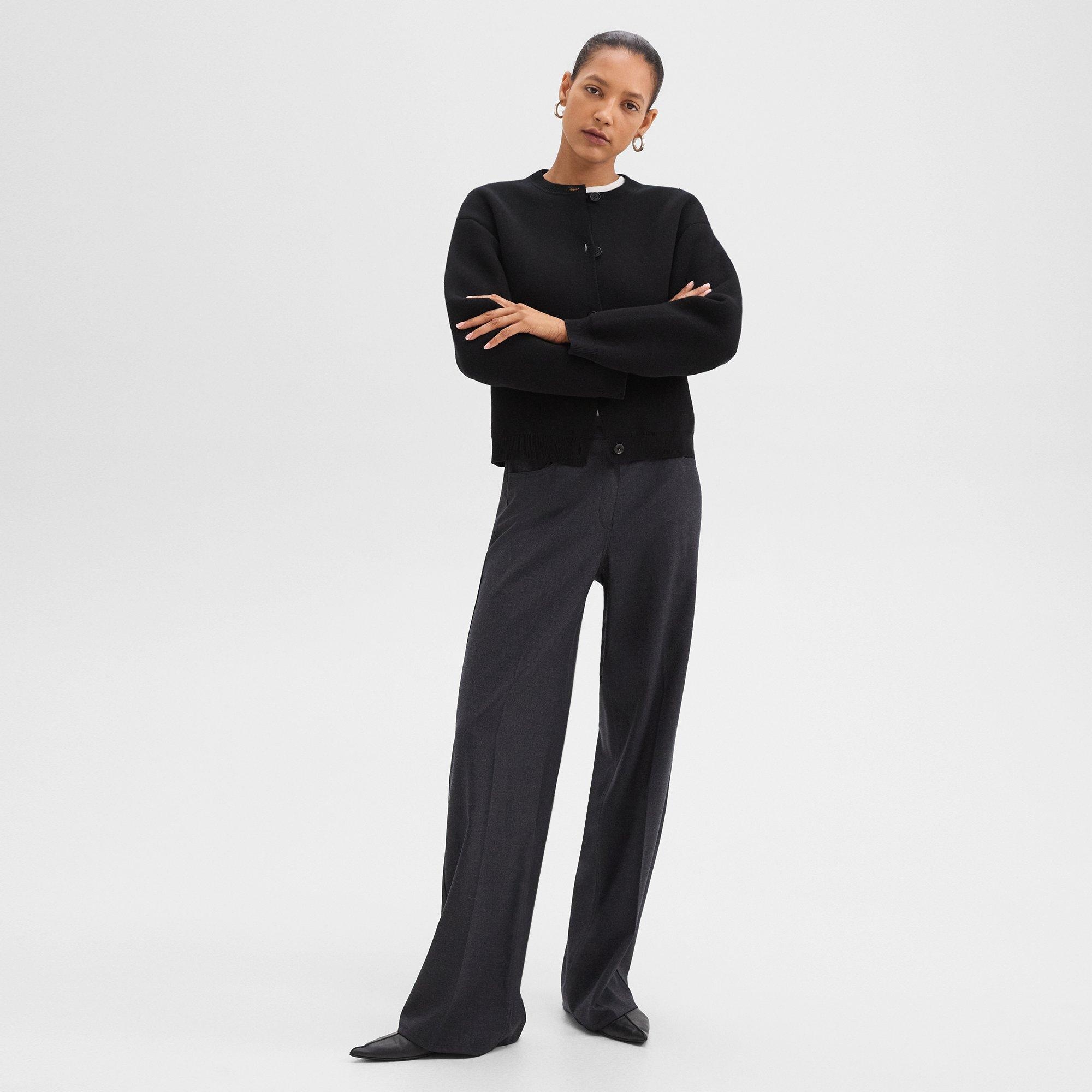 Straight-Leg 5-Pocket Pant in Stretch Flannel - 2