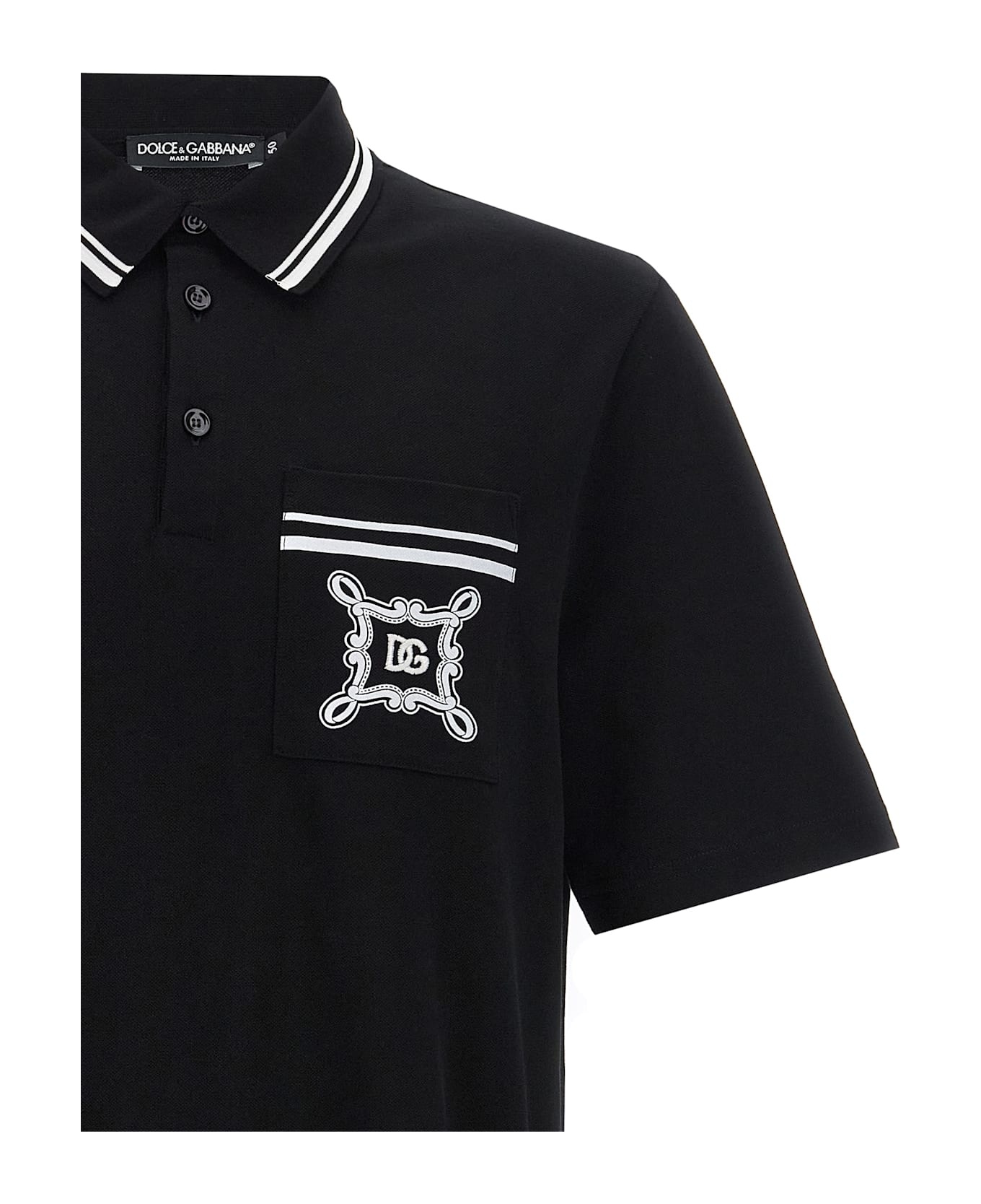Logo Embroidery Polo Shirt - 3