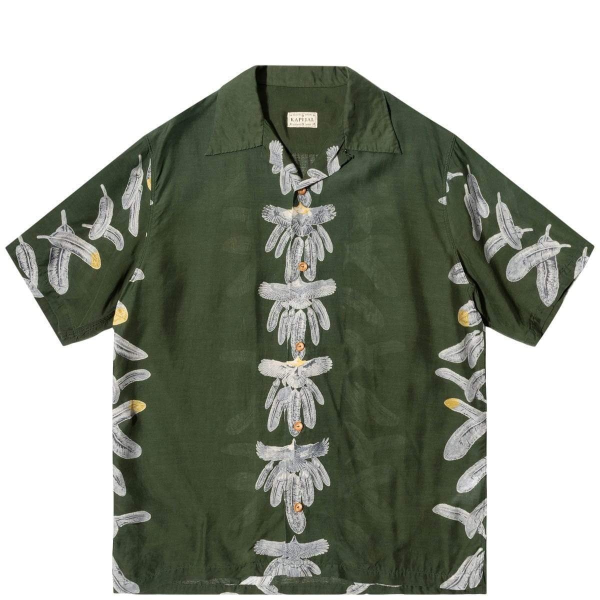 SILK RAYON EAGLE JEWEL ALOHA SHIRT - 1