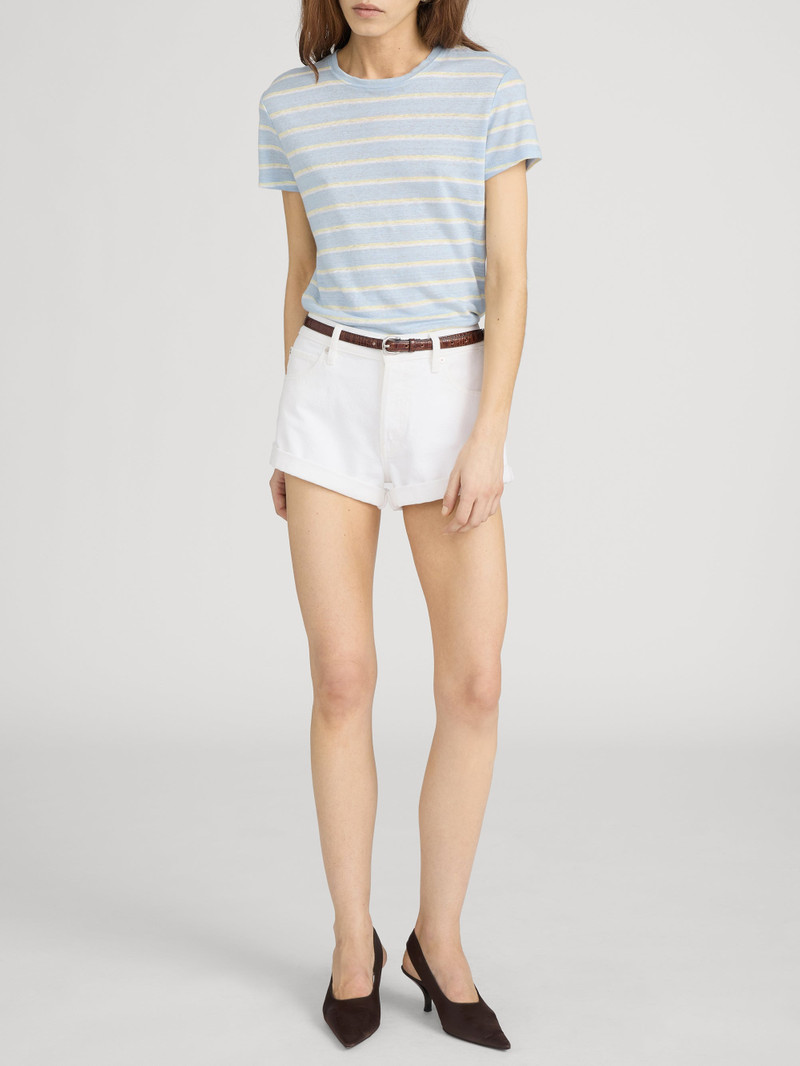 FRAME The Linen Baby Tee outlook