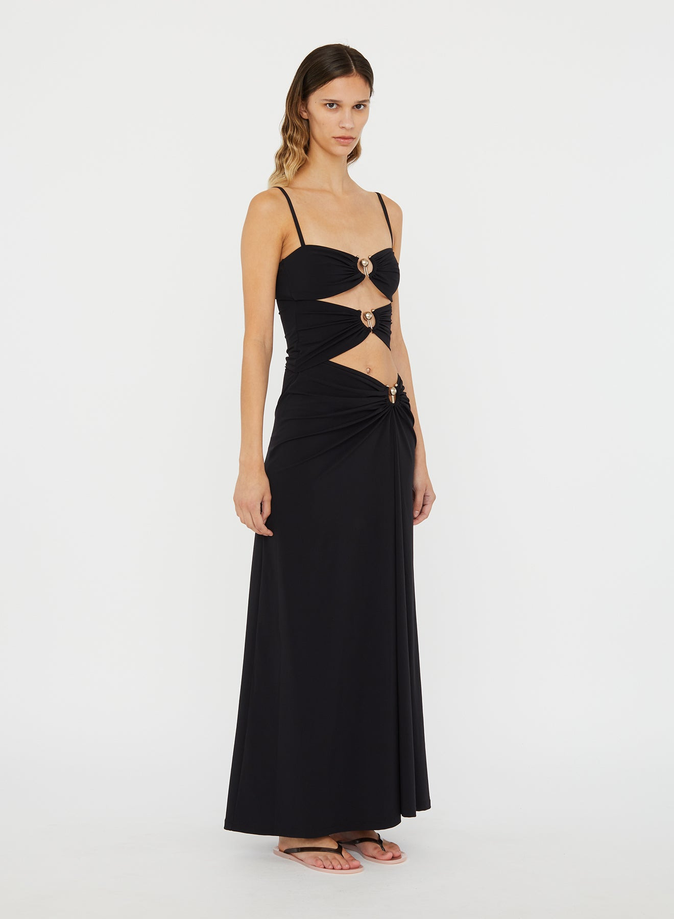 Ruched Orbit Split Dress - 2