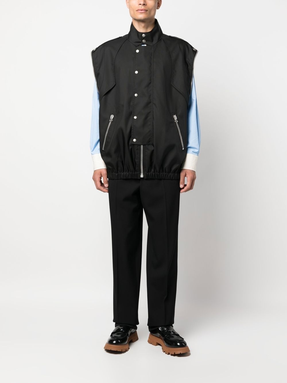 Metamorfosi detachable-sleeves jacket - 6