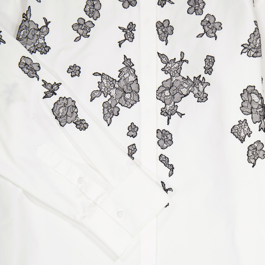 Valentino Garavani Compact Popelin Embroidered Shirt - 7