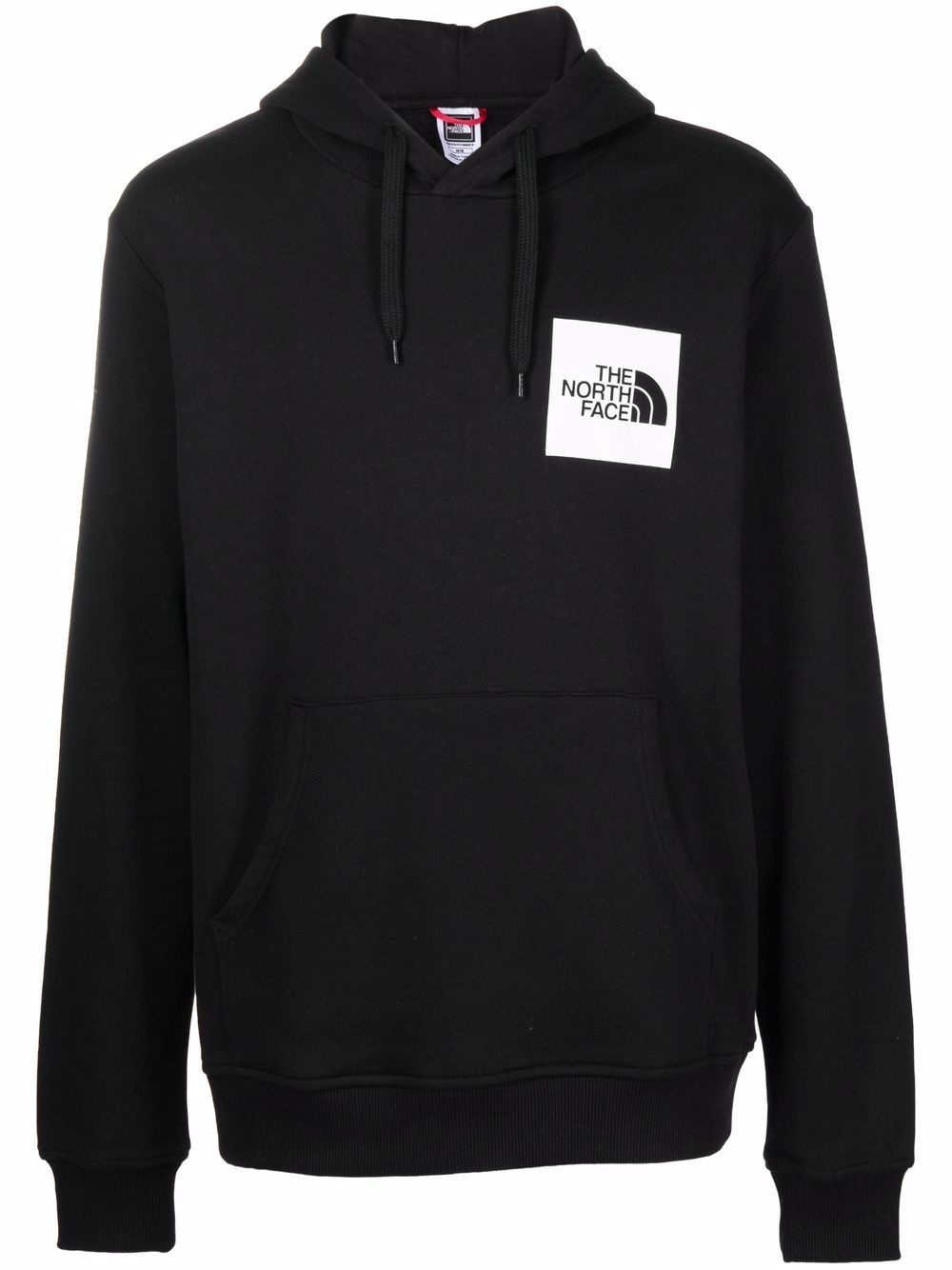 logo-print drawstring hoodie - 1