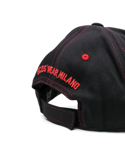 GCDS embroidered-logo detail baseball cap outlook