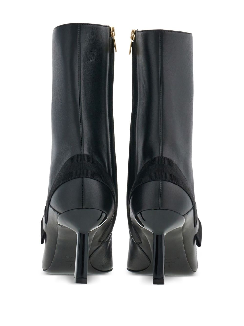 85mm Vara-bow leather ankle boots - 3