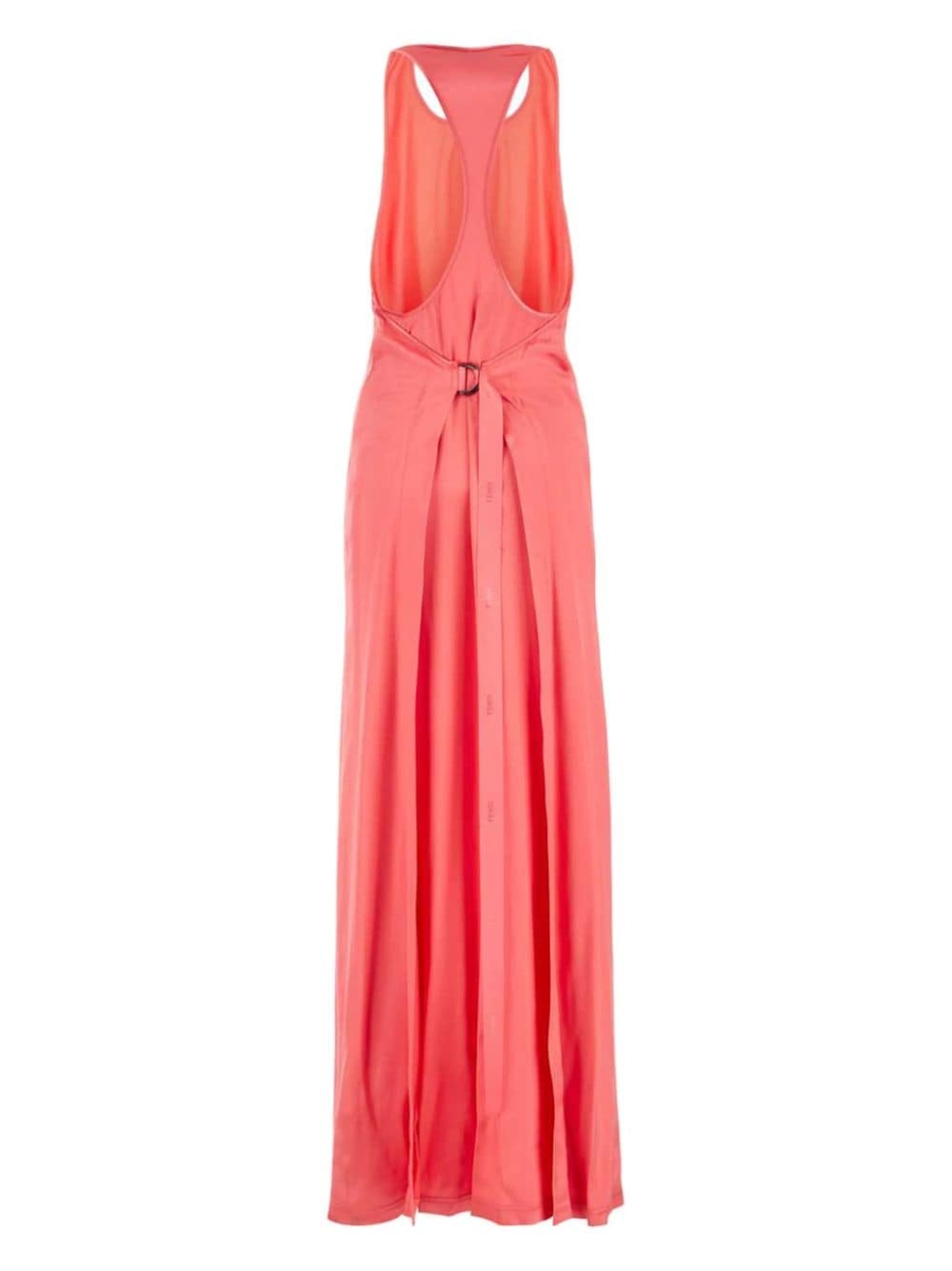 satin maxi dress - 2