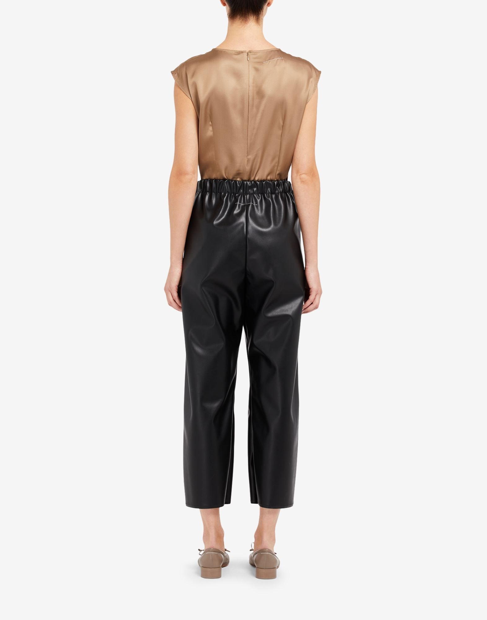 Faux leather trousers - 4