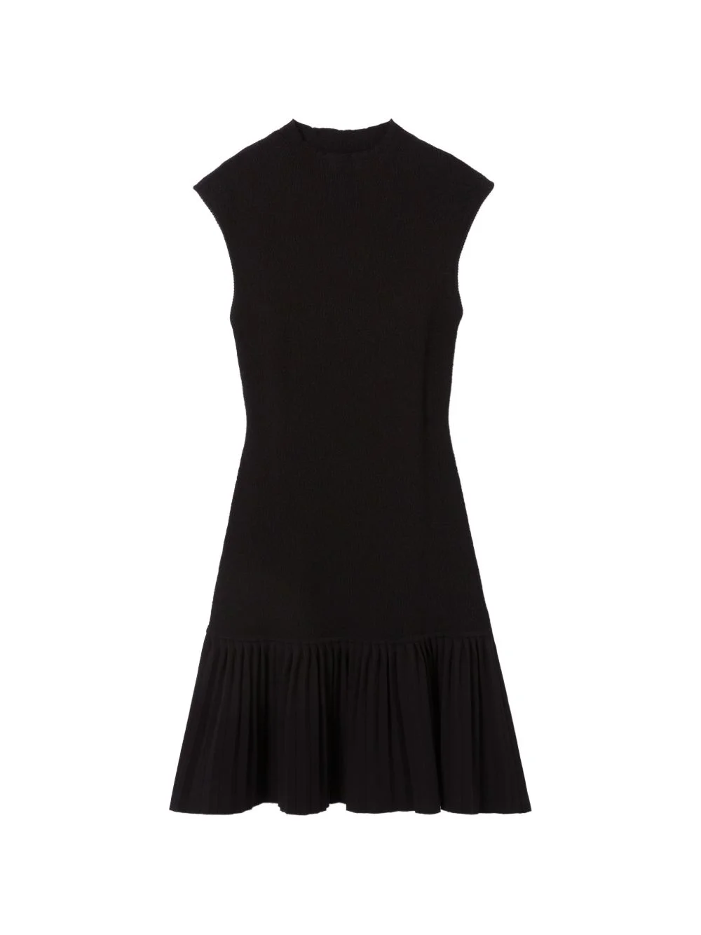pleated knit dress - 1