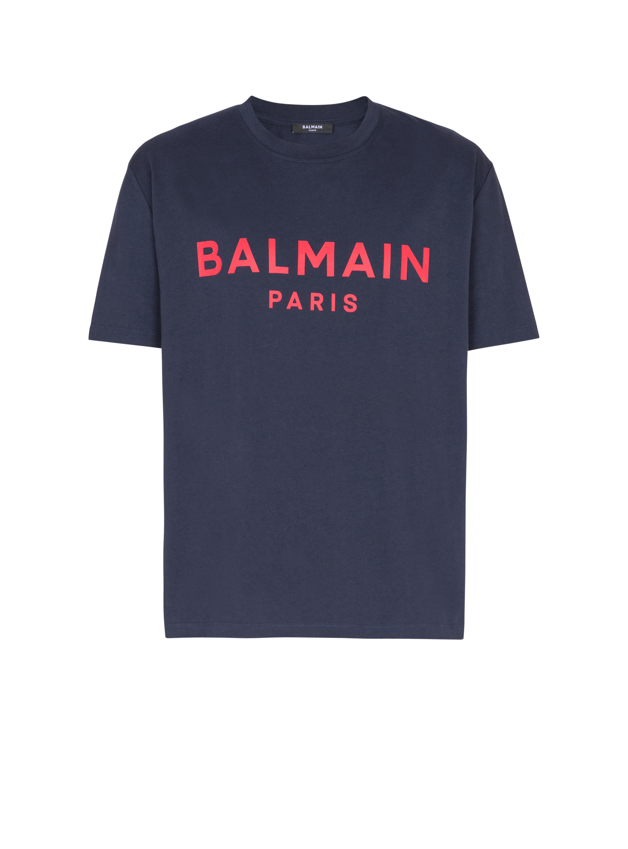 T-shirt with Balmain Paris print - 1