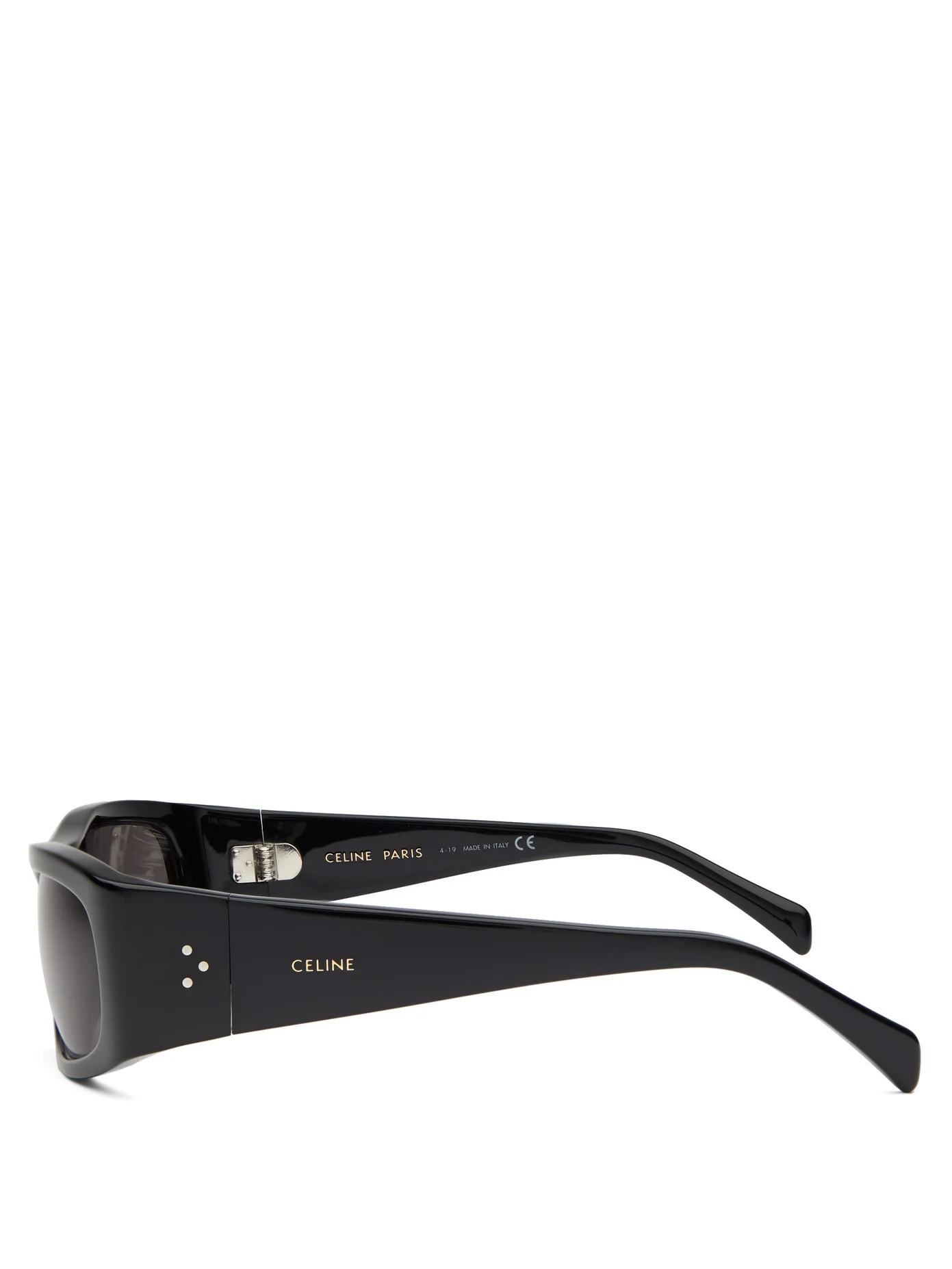 Show rectangular acetate sunglasses - 4