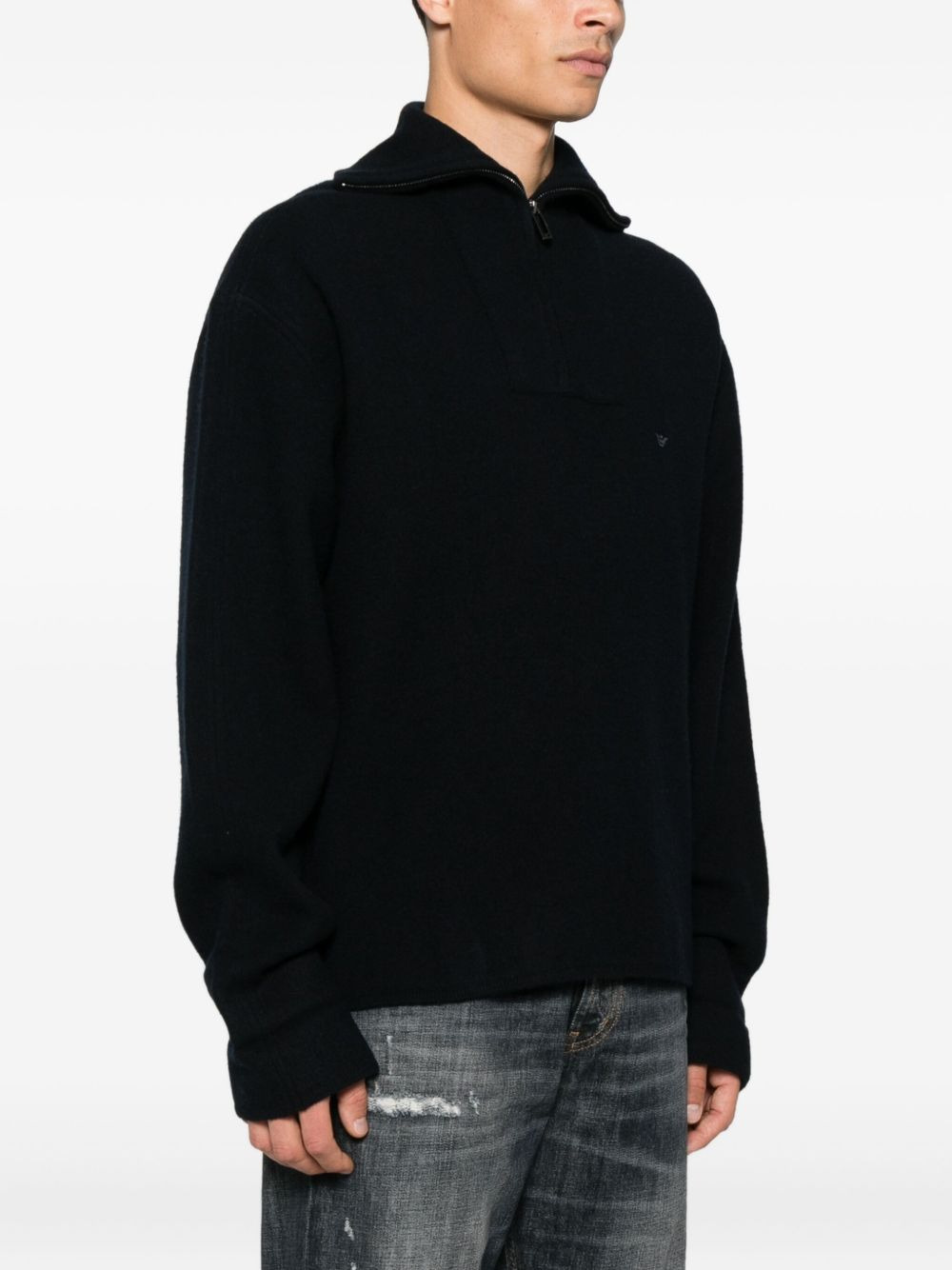 Wool Turtle-Neck Jumper - 3