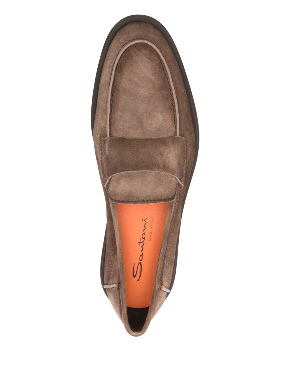 suede penny loafers - 4