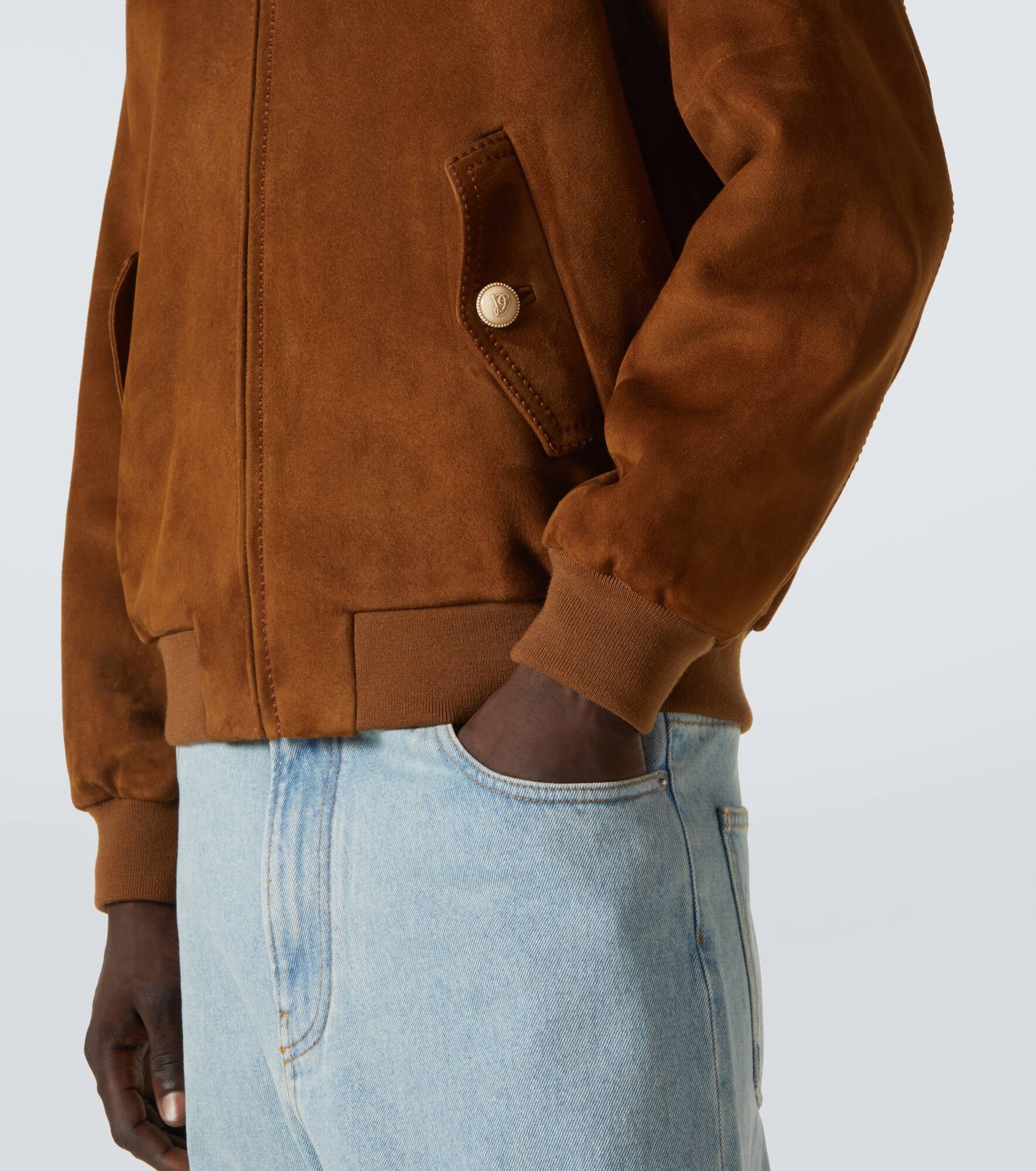 Suede bomber jacket - 7