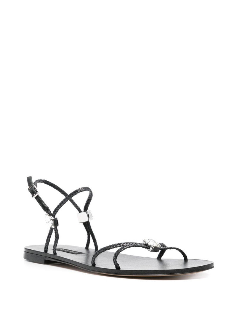 CASADEI crystal-embellished sandals outlook