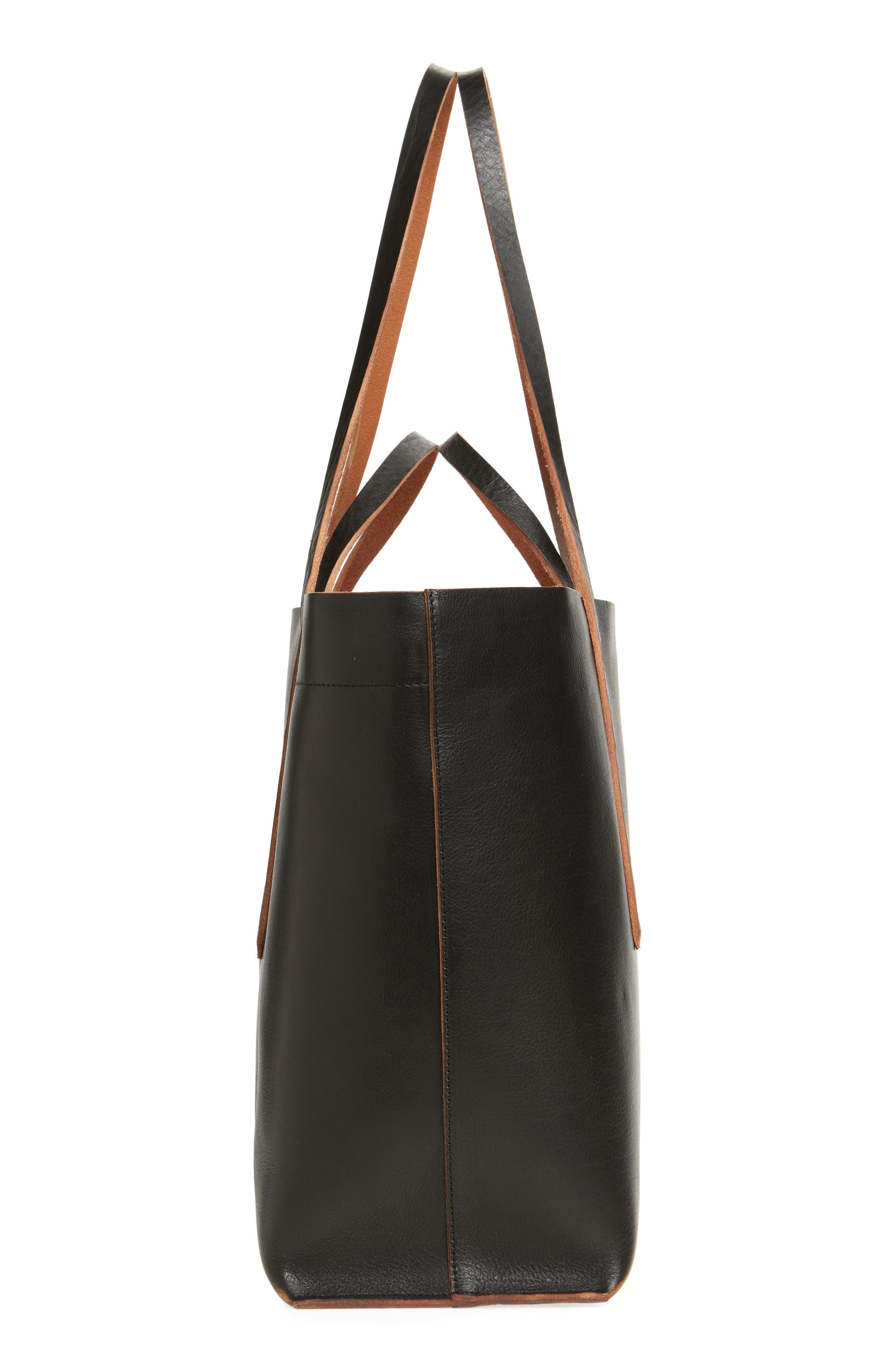 Rick Owens Hollywood Leather Shopper in Black at Nordstrom - 5