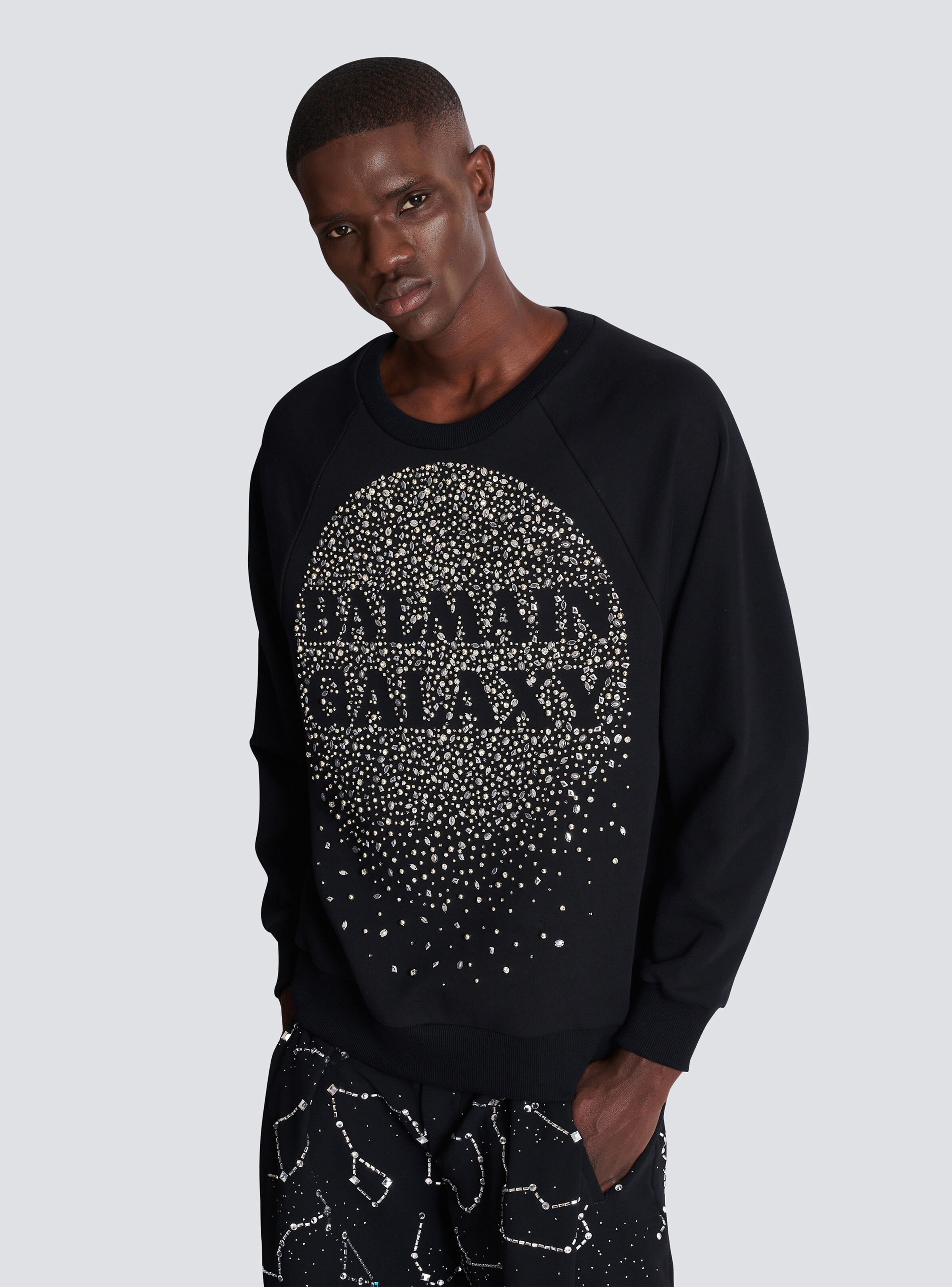Balmain Galaxy embroidered sweatshirt - 6