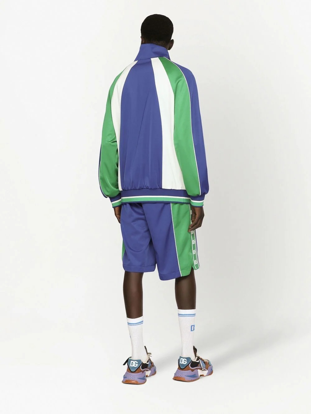 colour-block track jacket - 4
