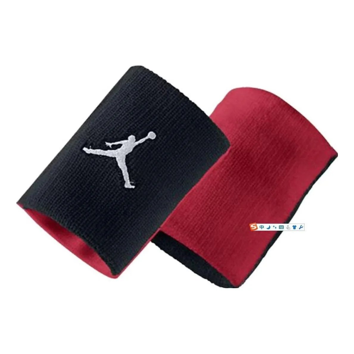 Air Jordan Jumpman Wrist Band 'Black Red' 619352010 - 1
