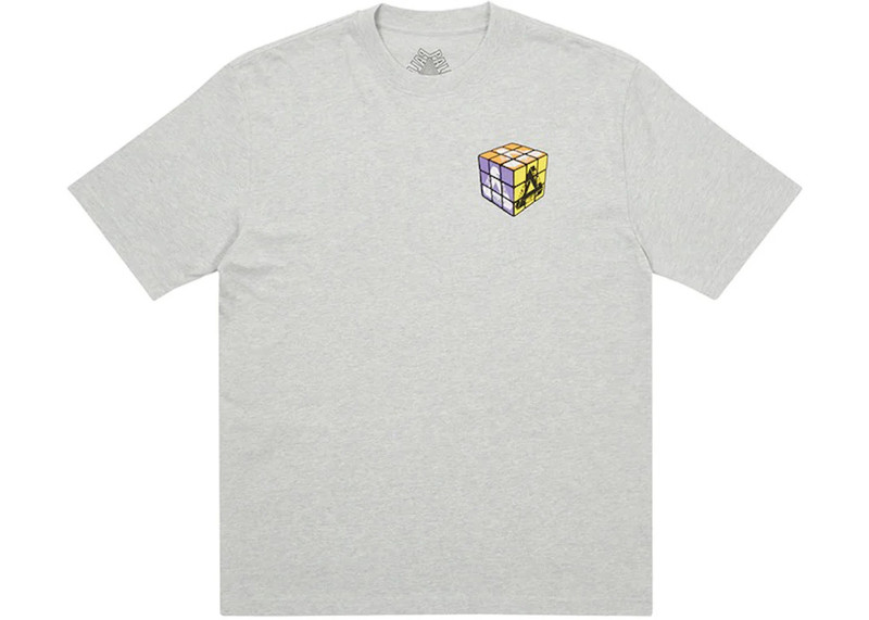PALACE Palace Don't Be Square T-shirt Grey Marl outlook