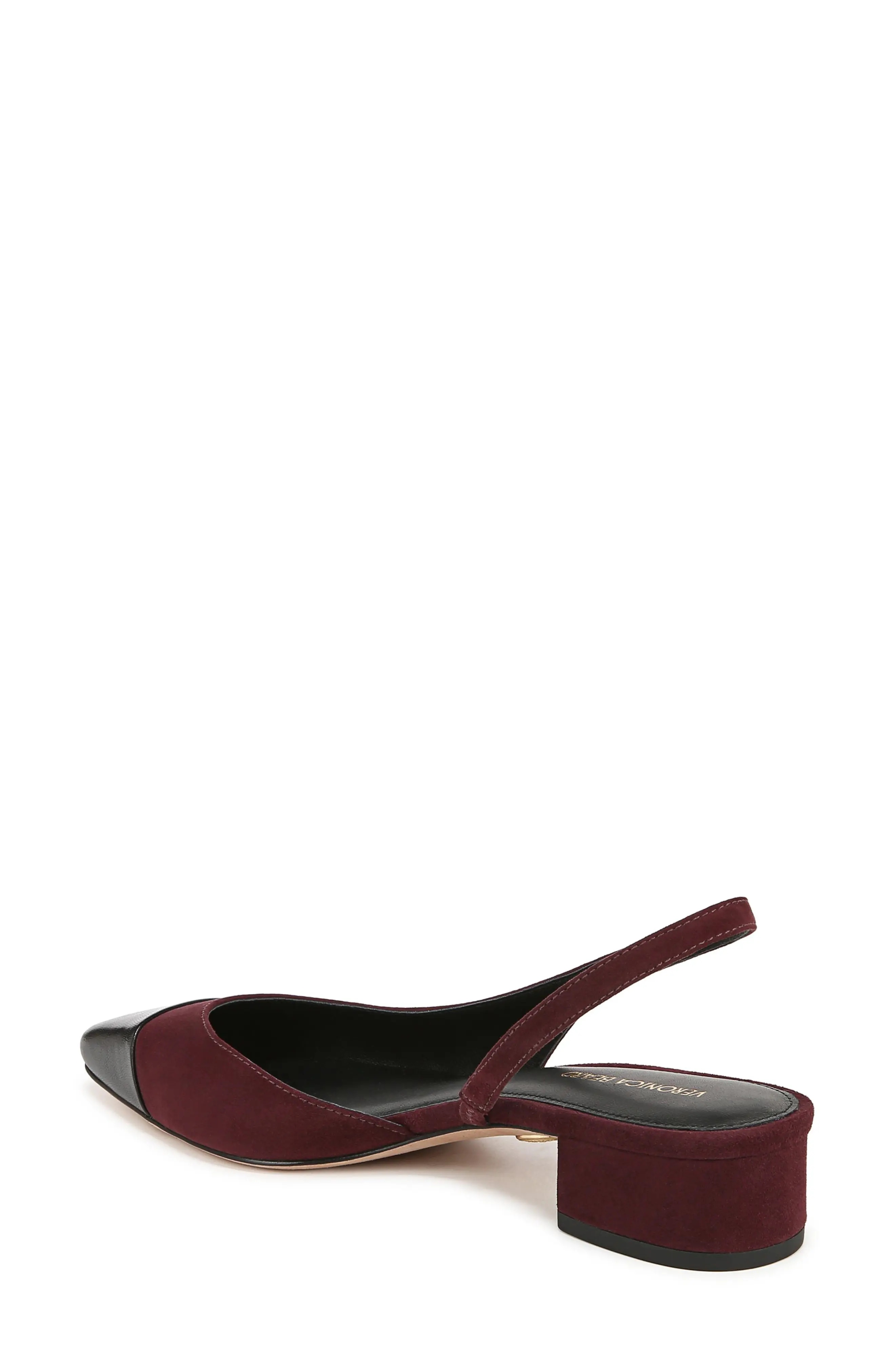 Cecile Half d'Orsay Slingback Pump in Acai/Black - 2