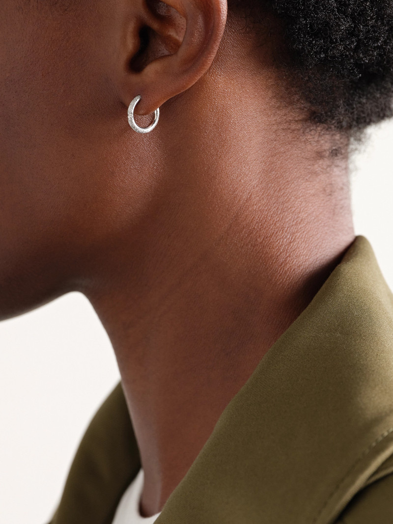 Yvonne Léon 9-karat White Gold Diamond Hoop Earrings outlook