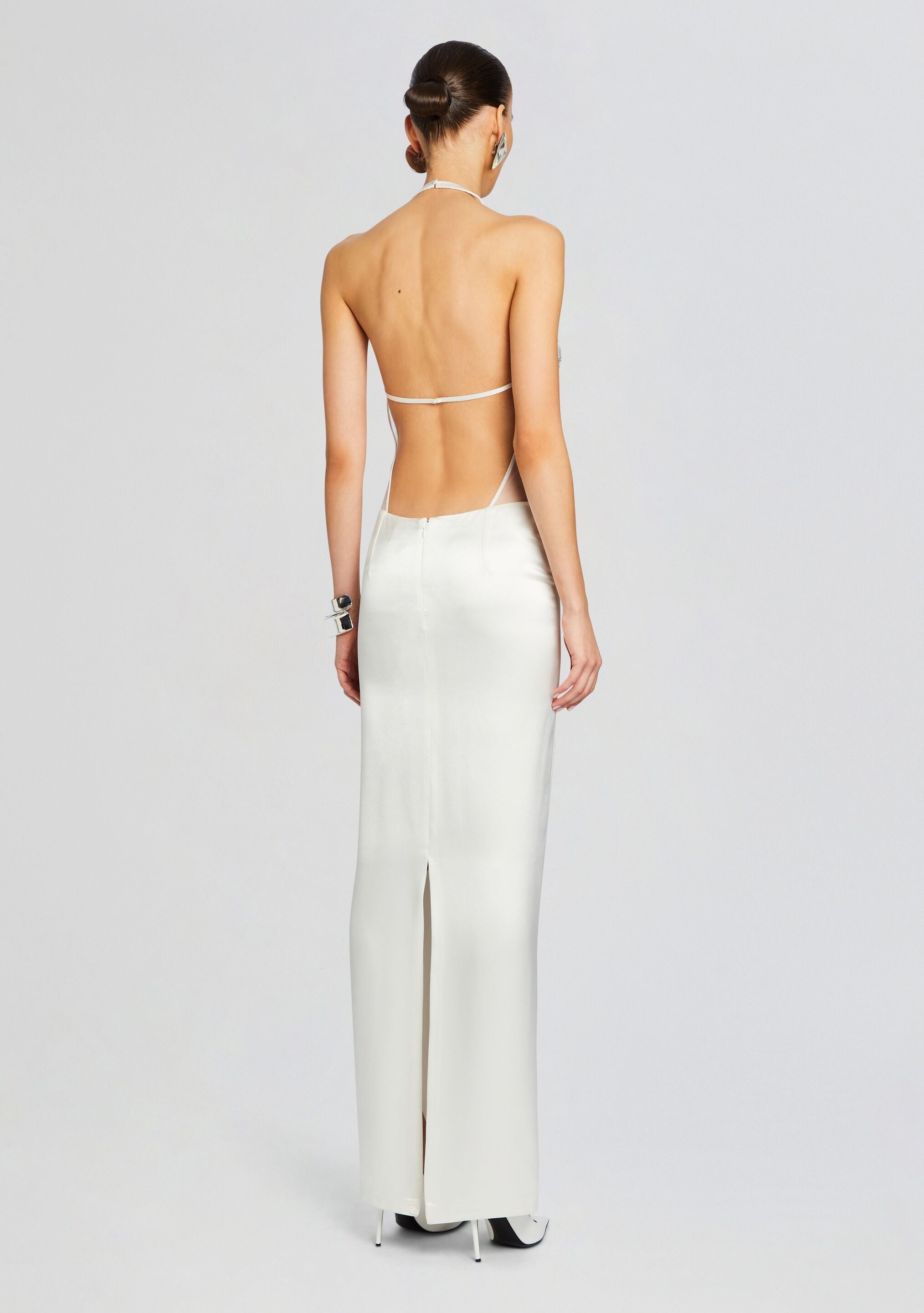 MERIDIAN EMBELLISHED DRESS - 4