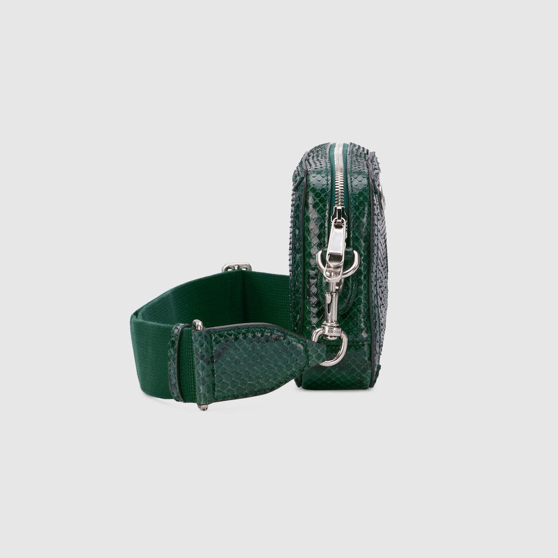 Python crossbody bag with Double G 7