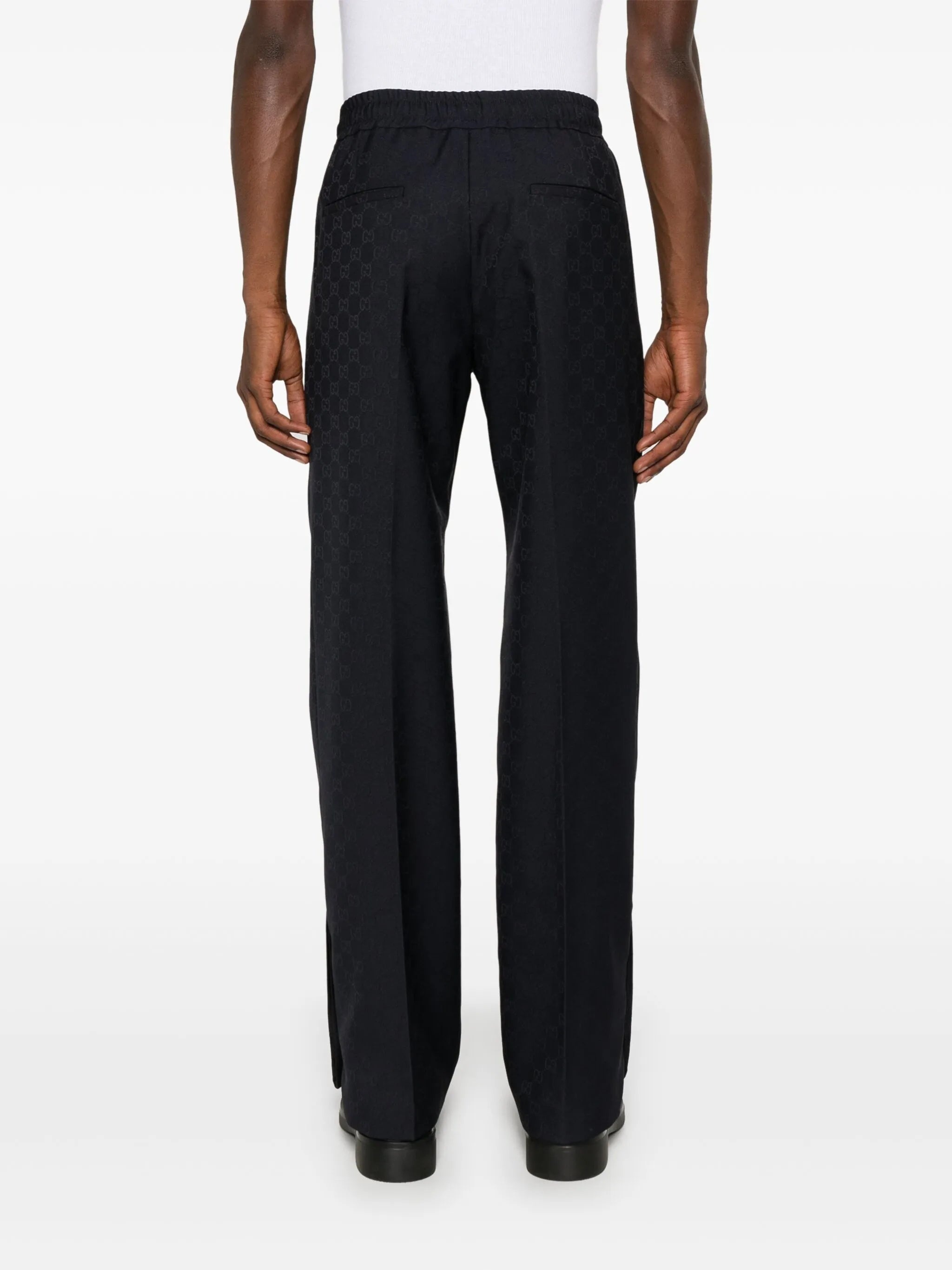 GG Supreme-jacquard Straight Trousers - 3