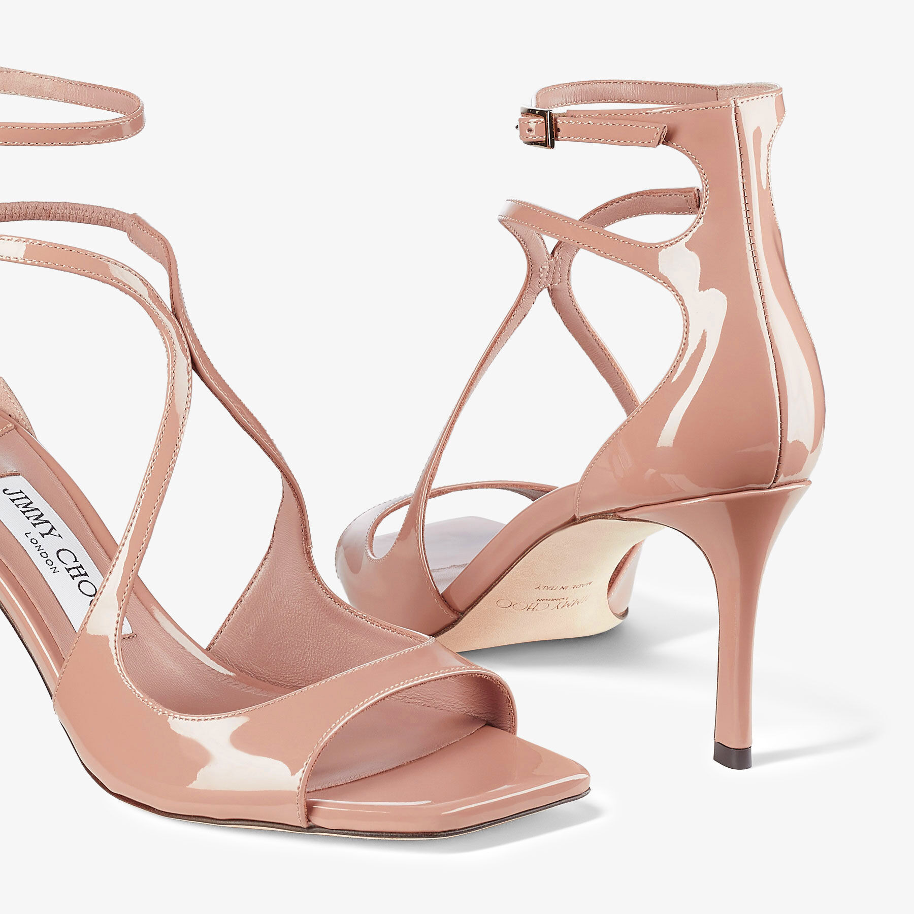 Azia 75
Ballet Pink Patent Leather Sandals - 3