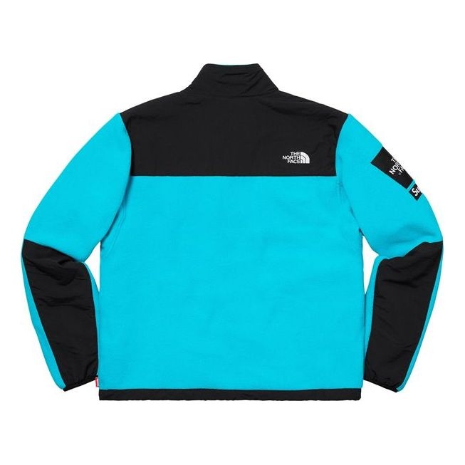 Supreme x The North Face Arc Logo Denali Fleece Jacket 'Black Blue' SUP-SS19-546 - 2