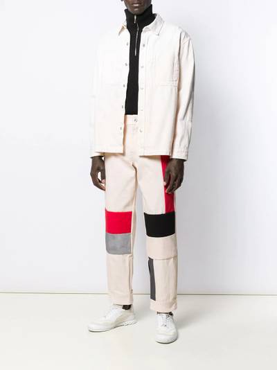 Diesel colour block trousers outlook