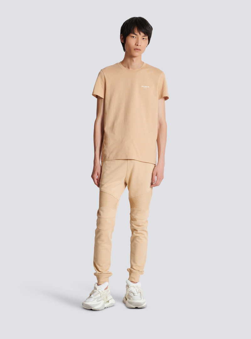 Balmain Balmain Paris flocked joggers outlook