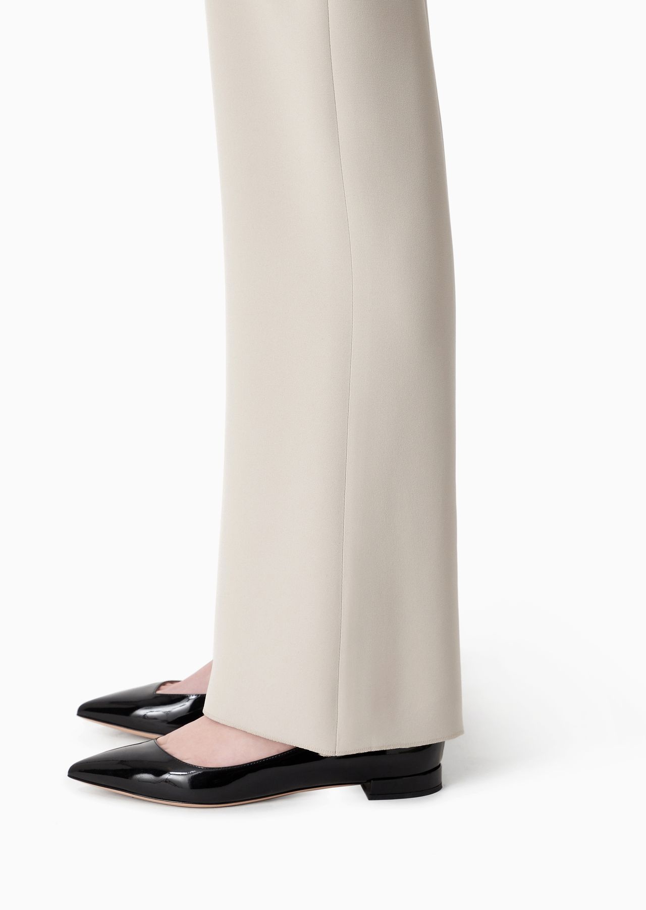 Wide-leg silk trousers - 5